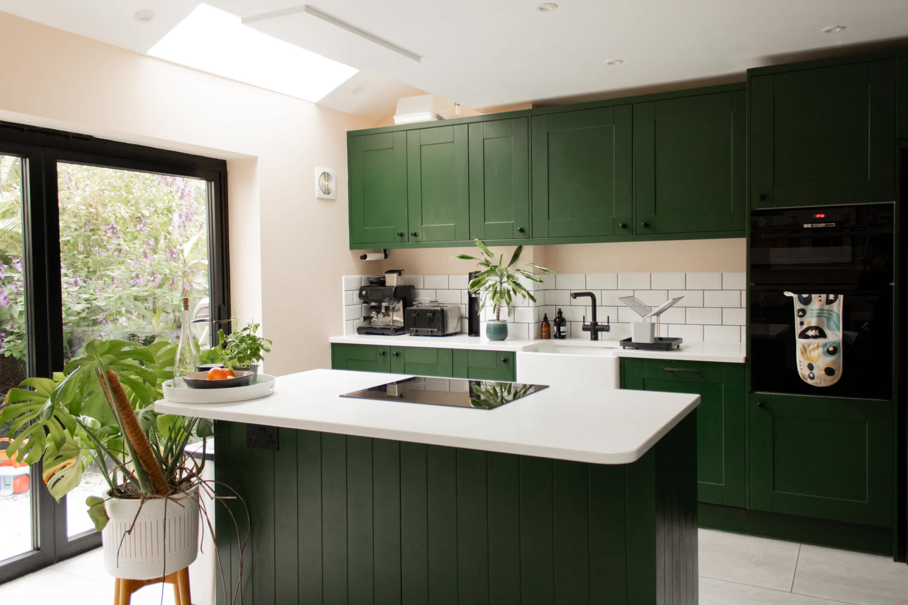 Before & After: Bold Green Cabinets Transform a “Dark